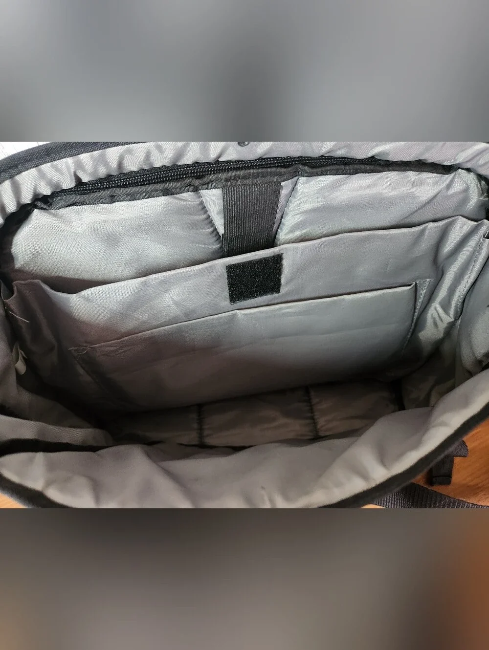 Port Authority Nylon Black Laptop Messenger School College Bag Smiley Face 😃
